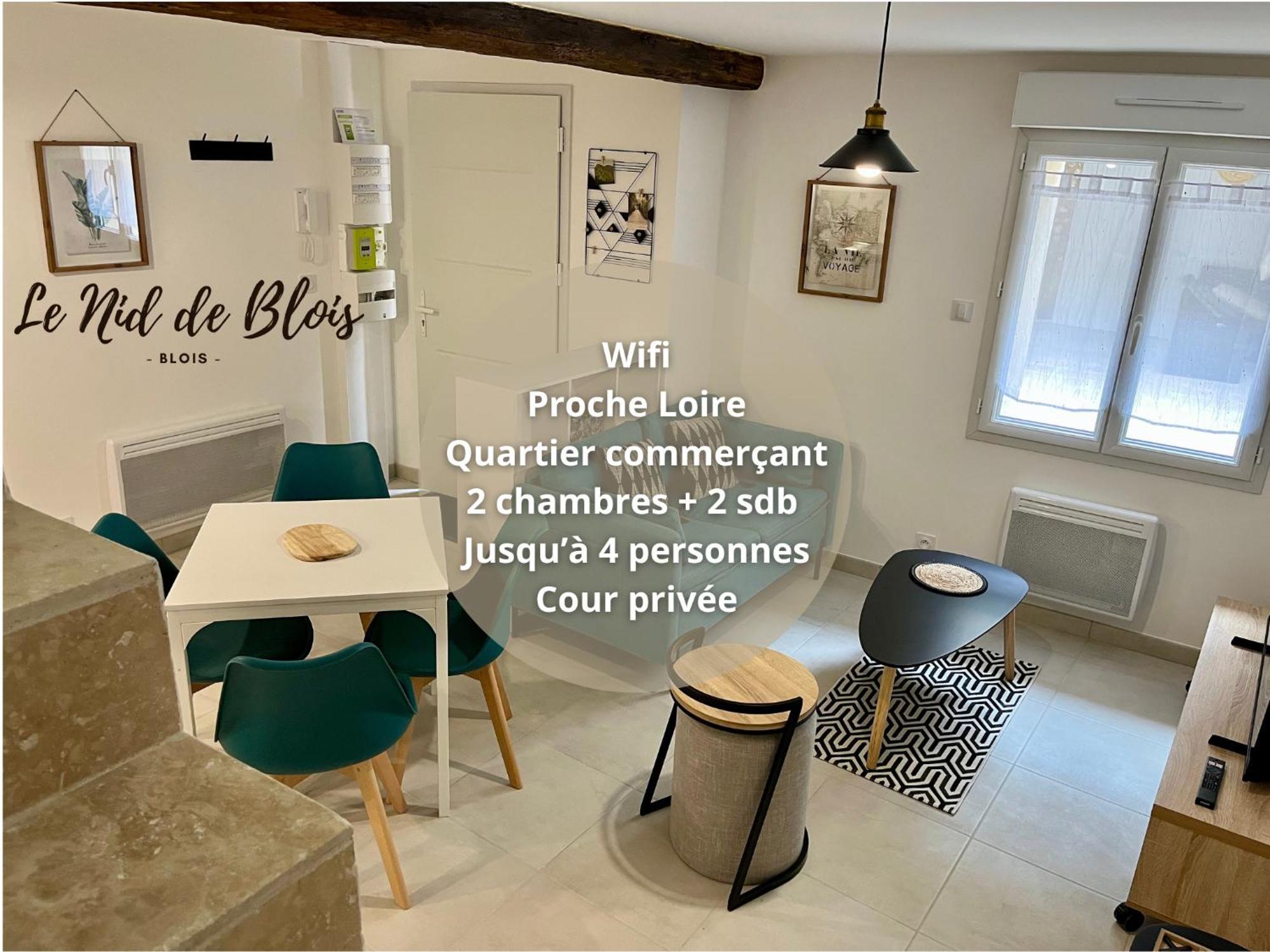 2 Suites, Cour Privee, Climatisation, Le Nid De Blois Vienne Extérieur photo